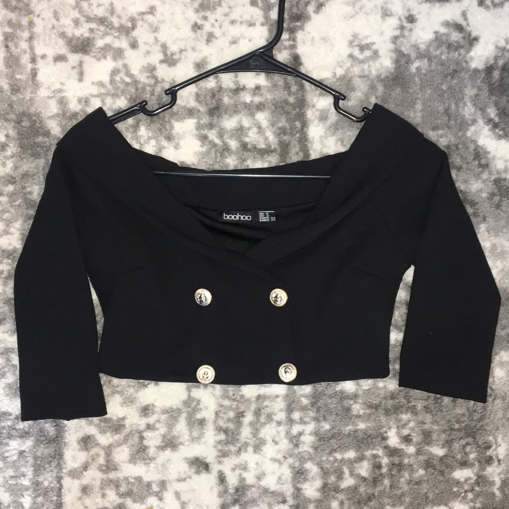 Off the Shoulder Crop Top